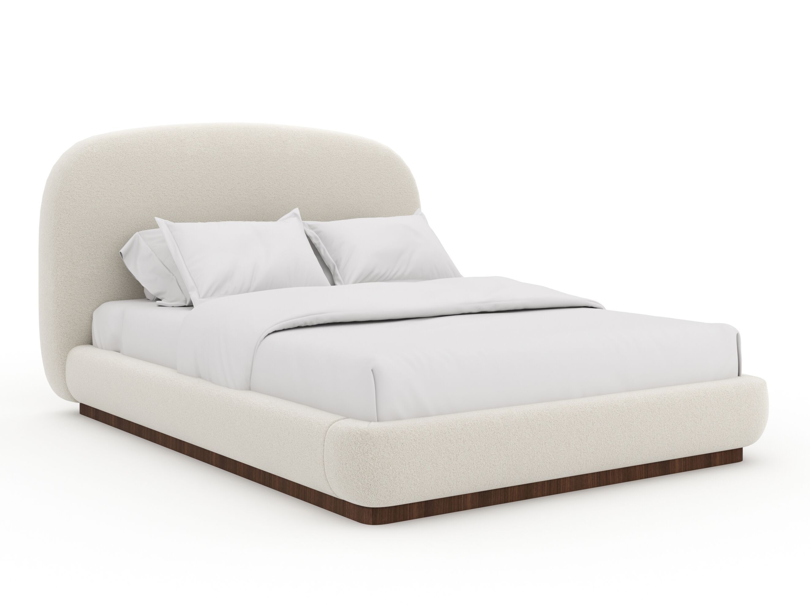 Двуспальная кровать размера "queen-size" из ткани Caracole Botero ARCH-00058419