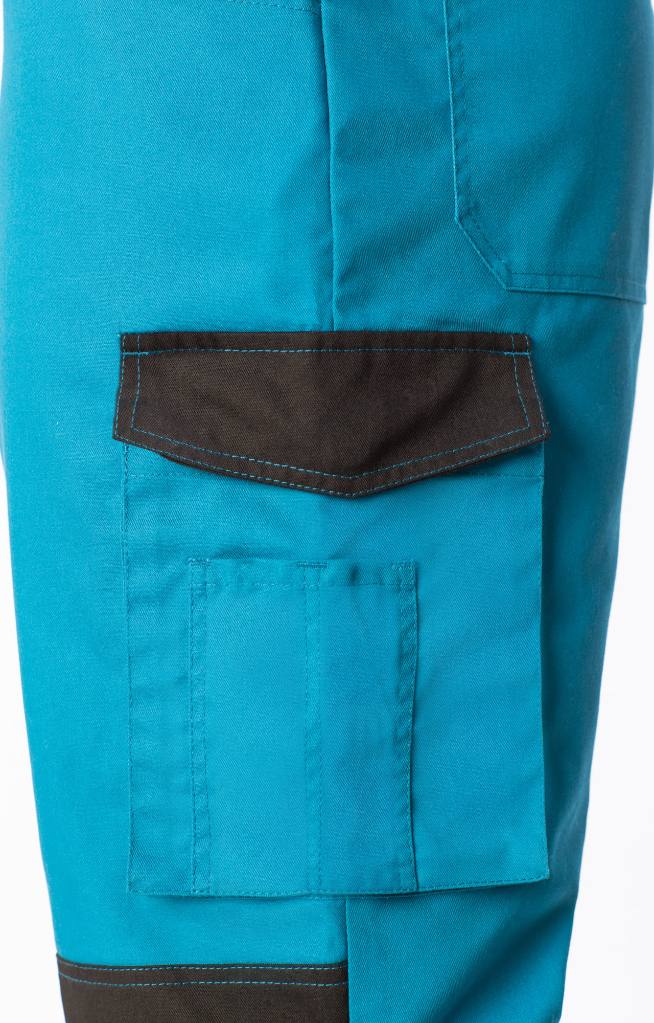 5045242 Костюм NEW черный-аквамарин STATUS  Летняя спецодежда  размер 44-46/170-176  - Вид №13