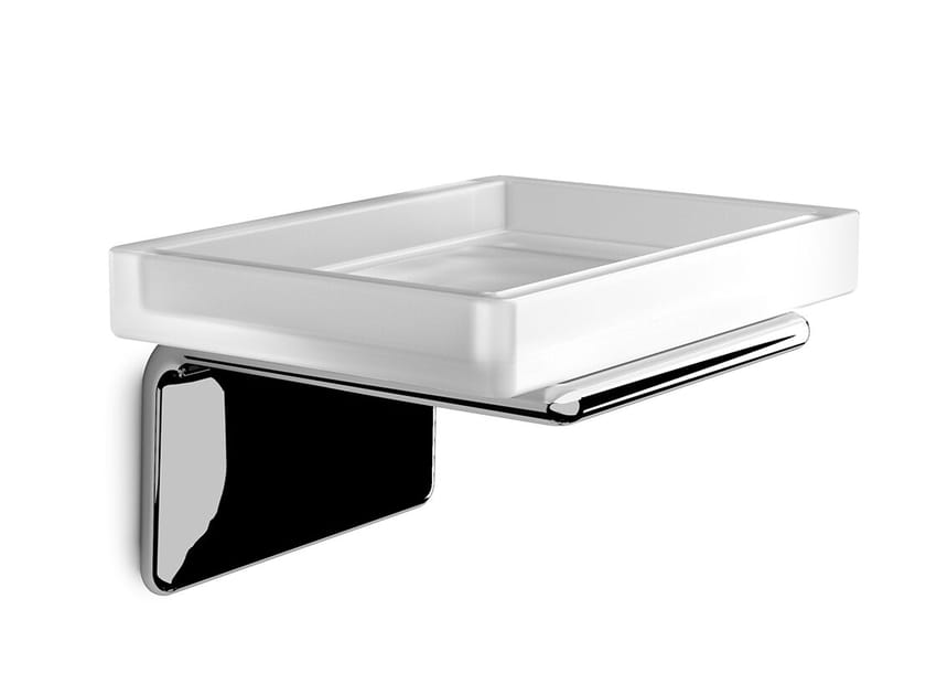 Настенная мыльница из нержавеющей стали и стекла GEDY Il Giglio ARCH-00045372