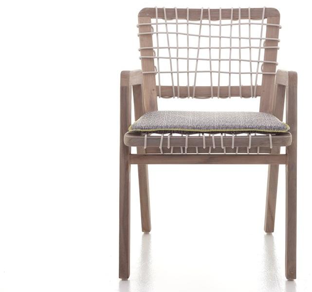 Gervasoni Садовый стул из тика со встроенной подушкой Gervasoni outdoor sun-id-1432791 - Вид №1