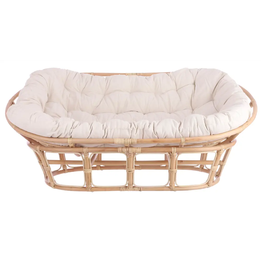 Садовый диван Barbados 103.5x74x166.5 см ротанг светло-коричневый Santreyd Mica outdoor furniture and decoration STLM-2067651