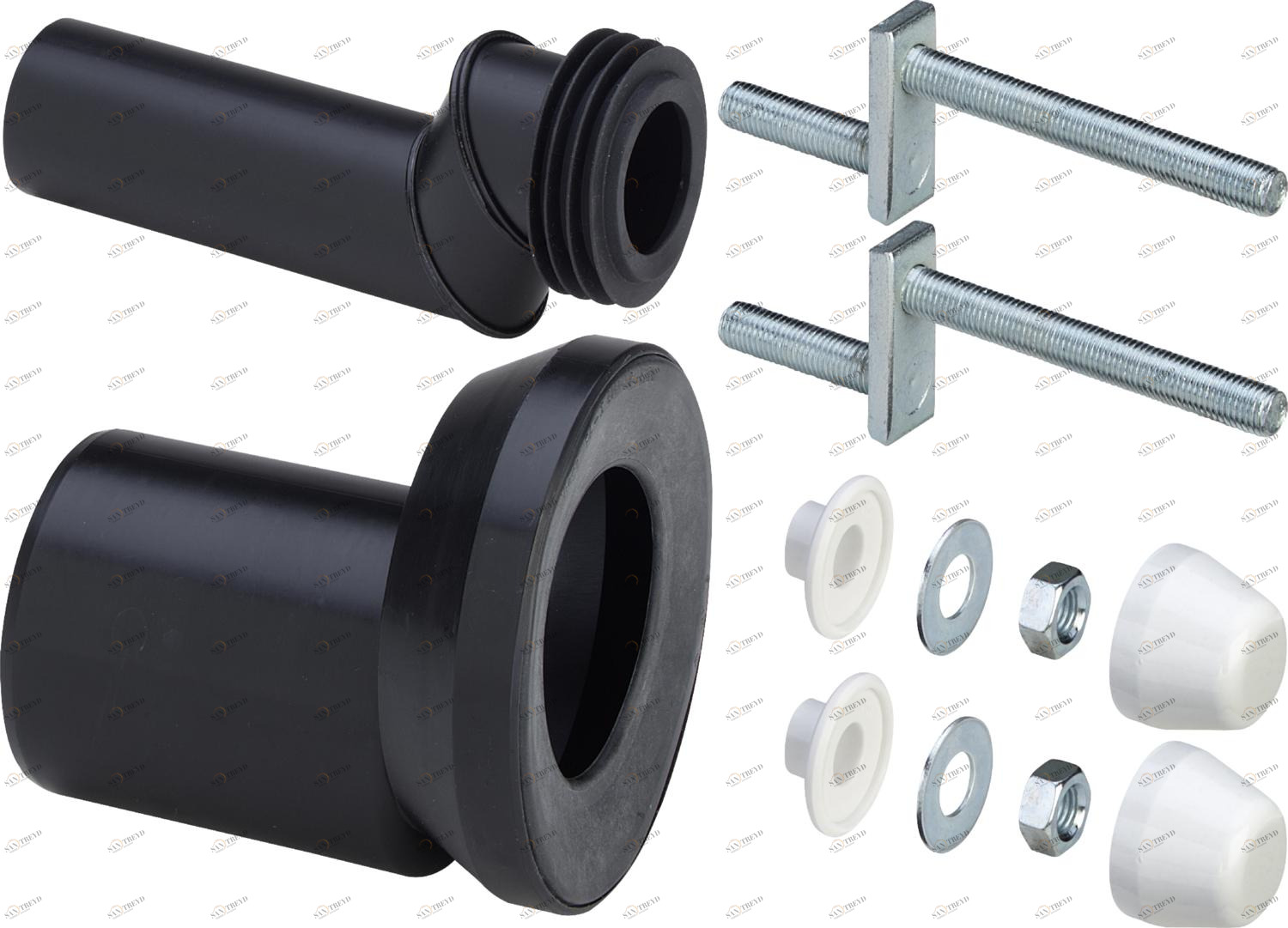 Системная техника  Аксессуары/запасные части  Принадлежности для дренажной техники  Наборы для подключения VIEGA 344 382 Модель 8094 Santreyd 