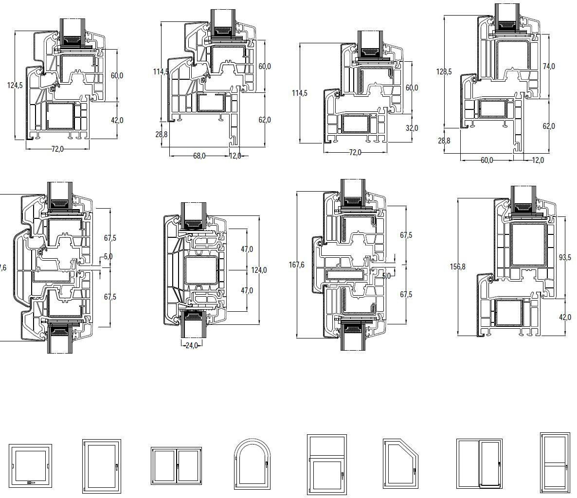 ALPHACAN Алюминиевое окно с термическим разделением и двойным остеклением sun-id-1447910 - Вид №1