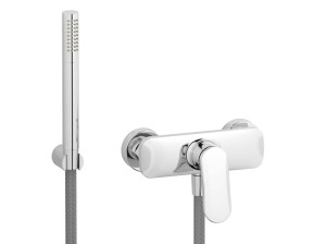 Открытый смеситель для душа с ручным душем