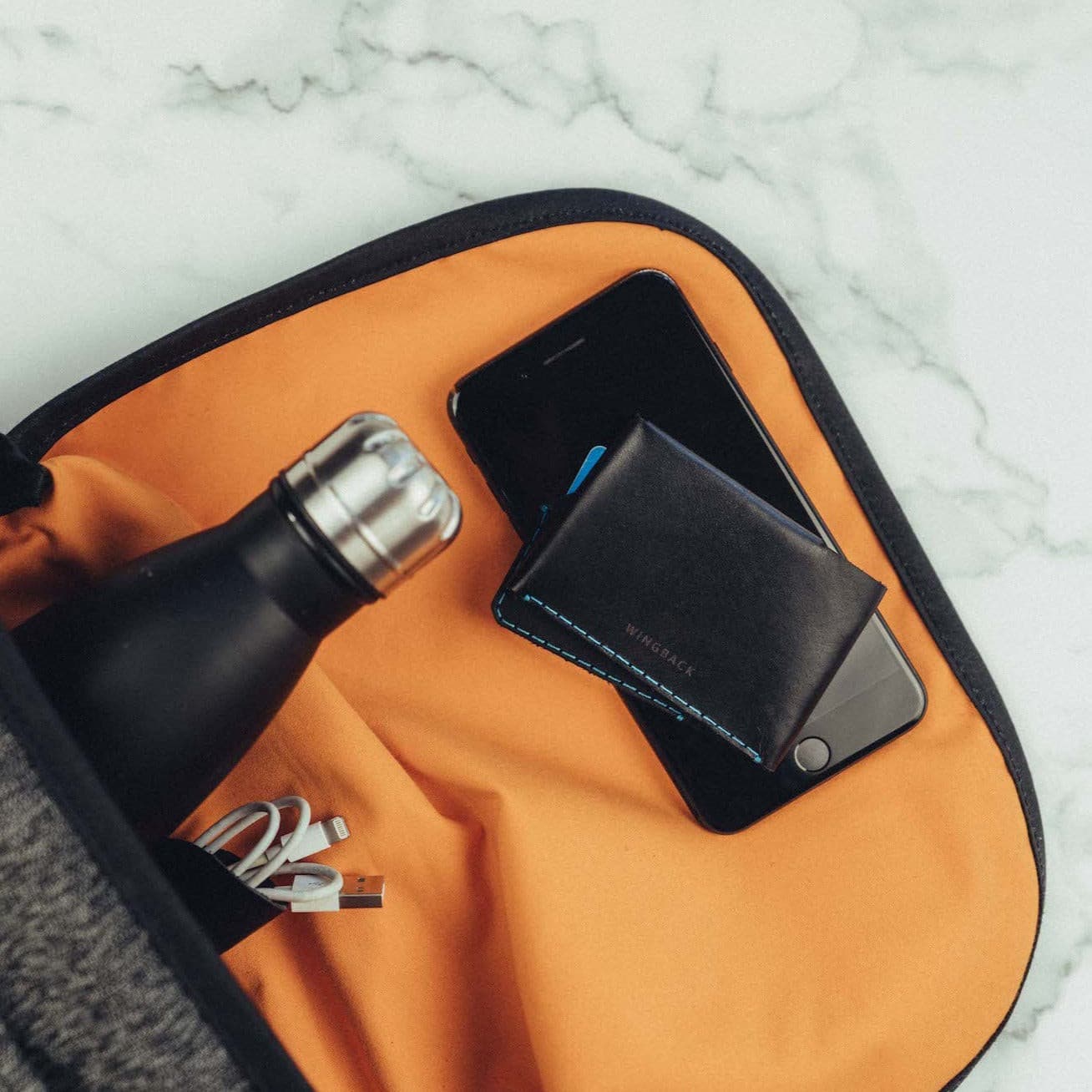 W102WHIS Карточный кошелек - виски Wingback  - Вид №4