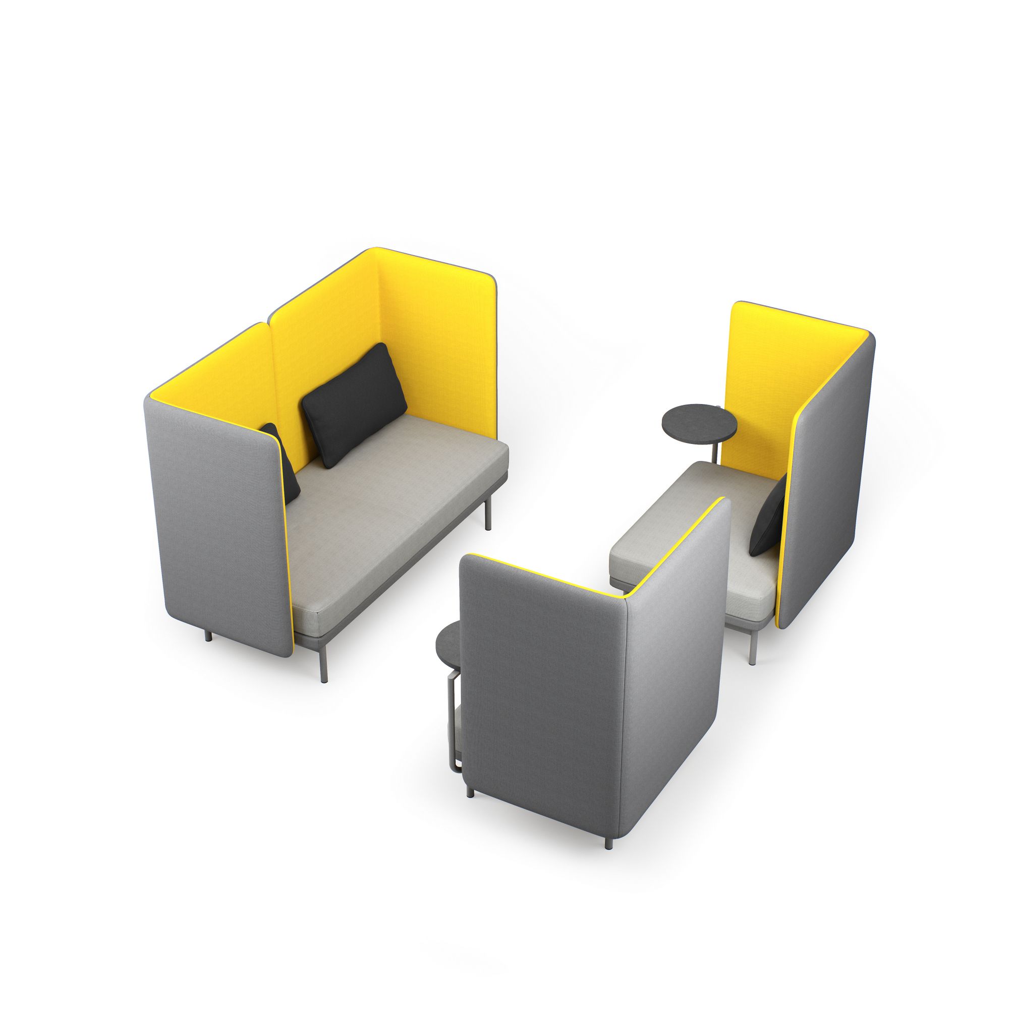 Модульный тканевый диван с высокой спинкой Intuit by Softrend Frankie ARCH-00126219 - Вид №5