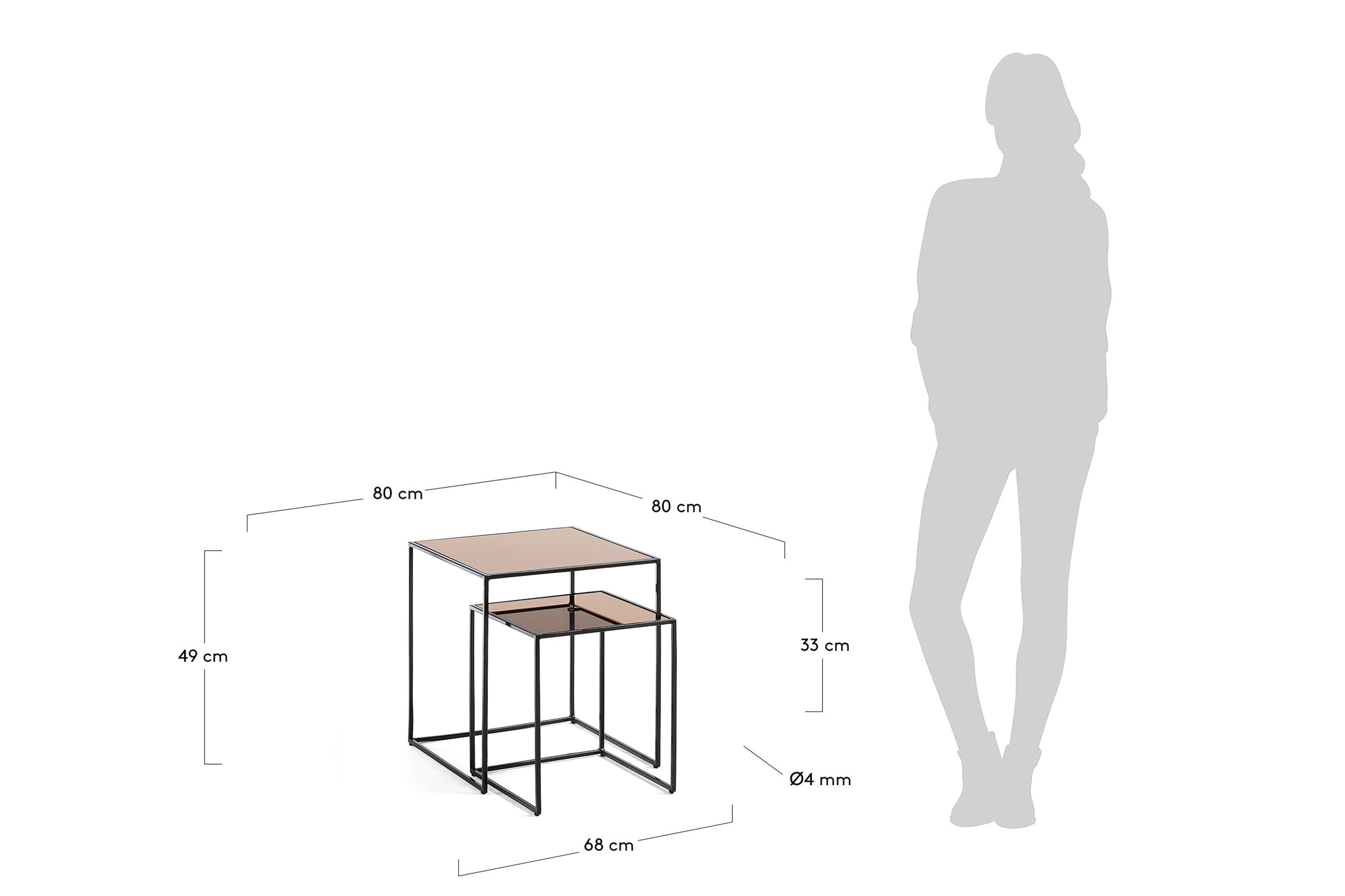 8433840469034 Набор кофейных столов Sute ACTONA  - Вид №2
