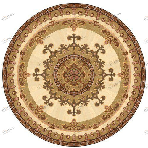 Художественный паркет Da Vinci Розетка 26-116 Дуб Селект (Гладкая) х1000диаметр мм 260090116