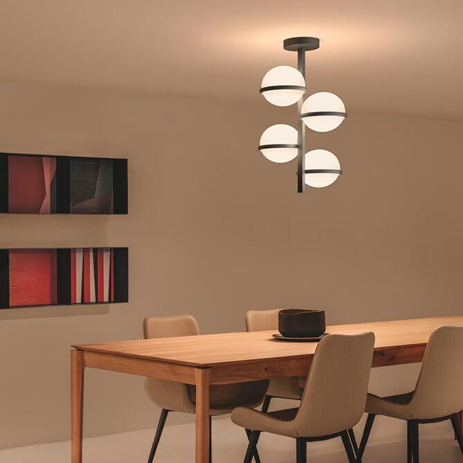 Выдувное стекло светодиодный потолочный светильник Vibia Пальма ARCH-00092890 - Вид №2