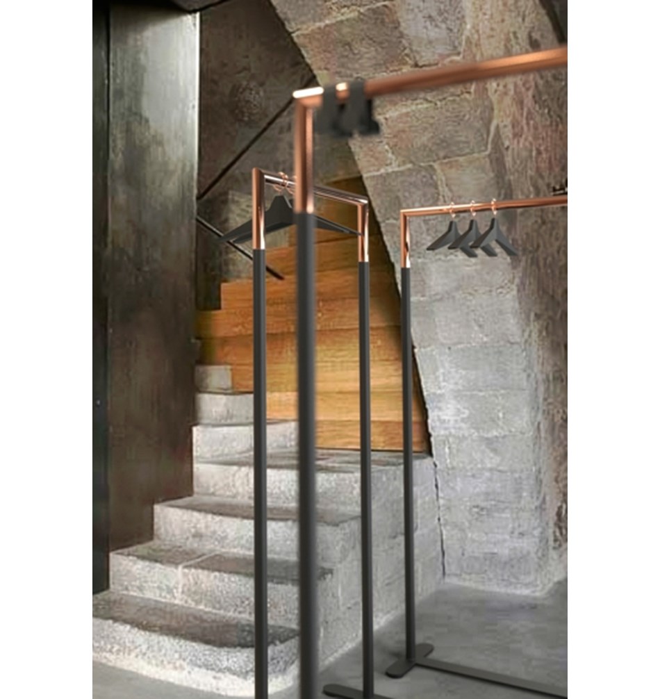 FROST HOOK 6000 f / BUKTO вешалка для одежды » черный Сталь Черный U6000-B  - Вид №4