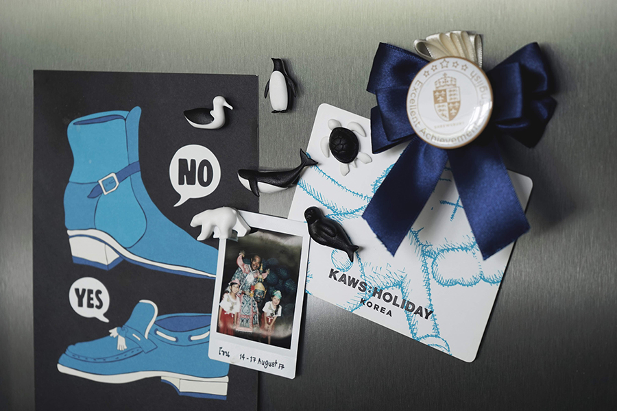 QL10311-BK-WH Набор из 6 магнитов для холодильника save the ocean Qualy  - Вид №1