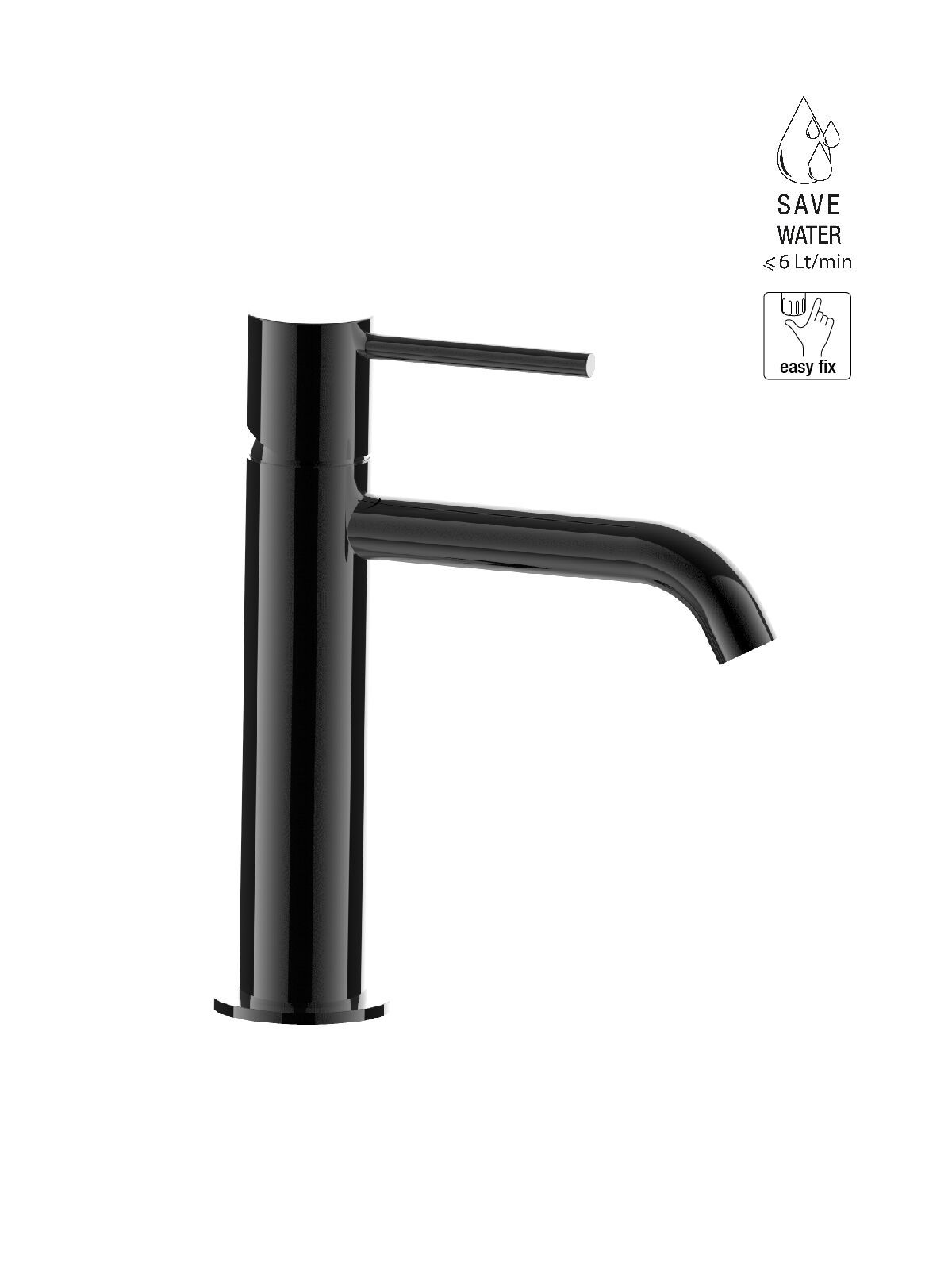 Однорычажный смеситель для раковины с ограничителем расхода Rubinetterie Frattini Pepe XL ARCH-00028905 - Вид №29