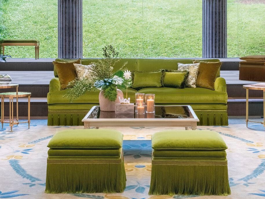 3-местный бархатный диван Bellotti Ezio Charming ARCH-00096872 - Вид №5