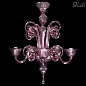 1138 ORIGINALMURANOGLASS Люстра Аметист - Пастораль - муранское стекло OMG  см