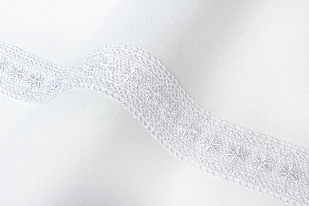 3178 Гипюр 62 мм в пакете Турция белый Gamma 