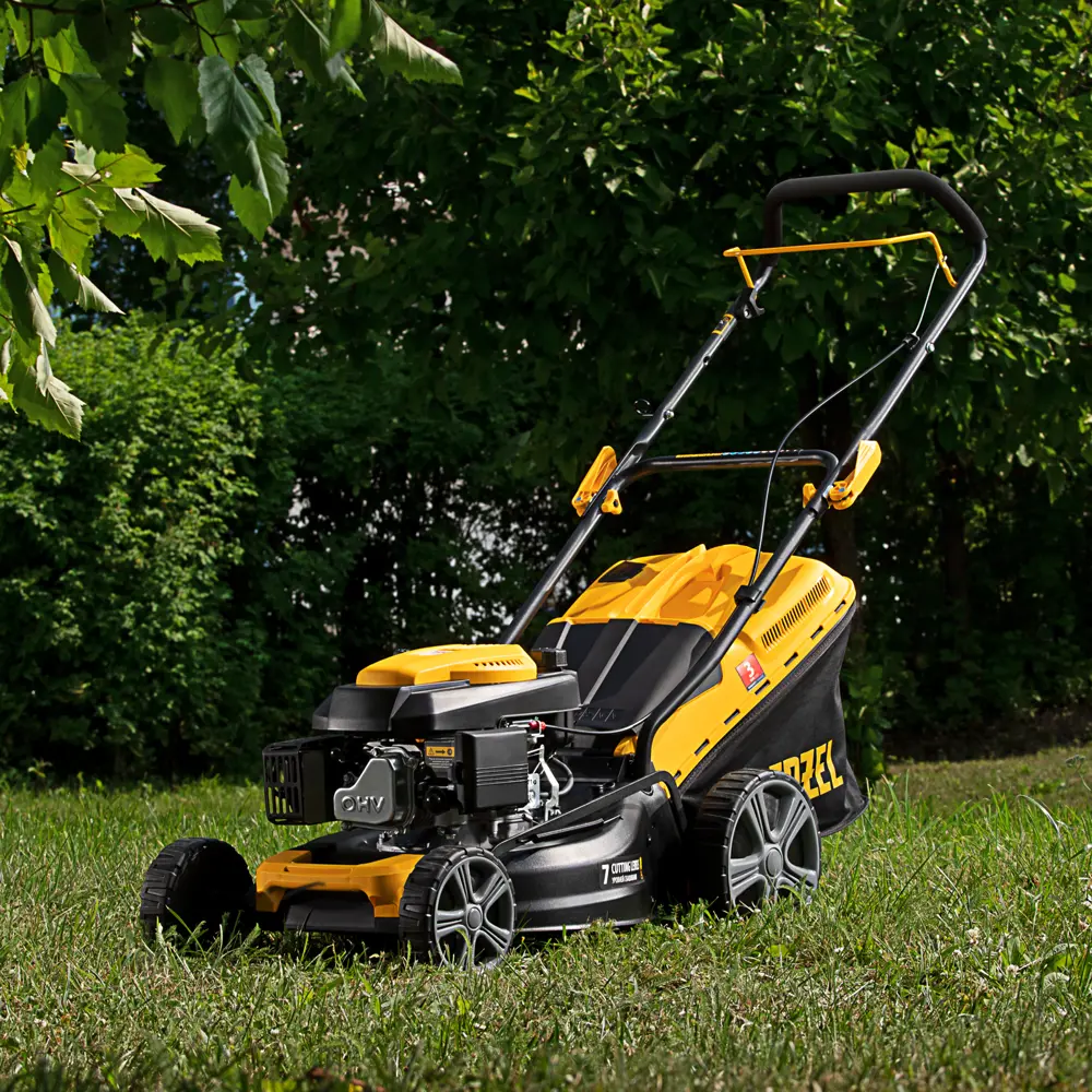 Газонокосилка бензиновая не самоходная Denzel GLD-460 4.5 л.с. 46 см STLM-2072475 - Вид №19