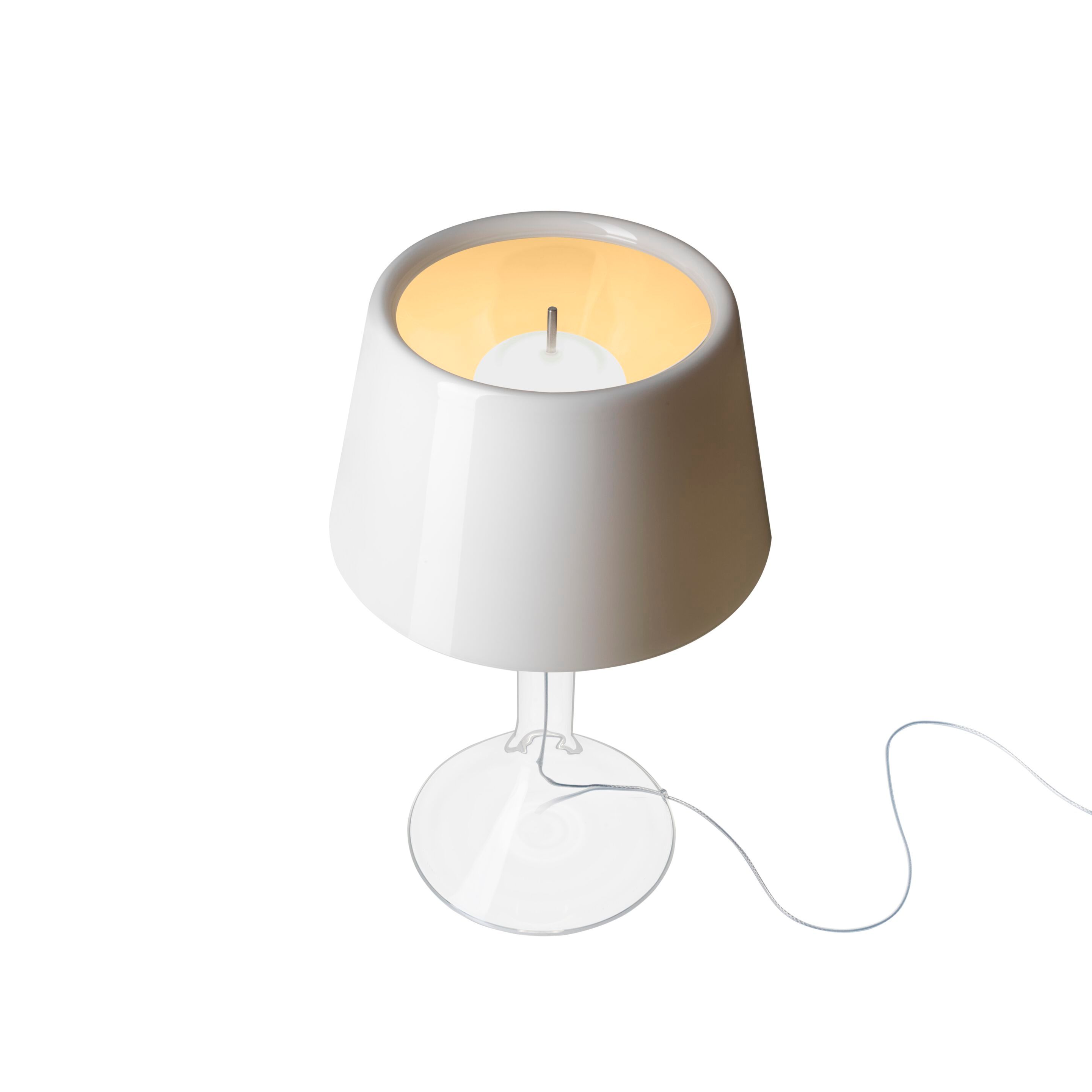 Настольная лампа из дутого стекла и боросиликатного стекла In Stock Foscarini ARCH-00143320 - Вид №1