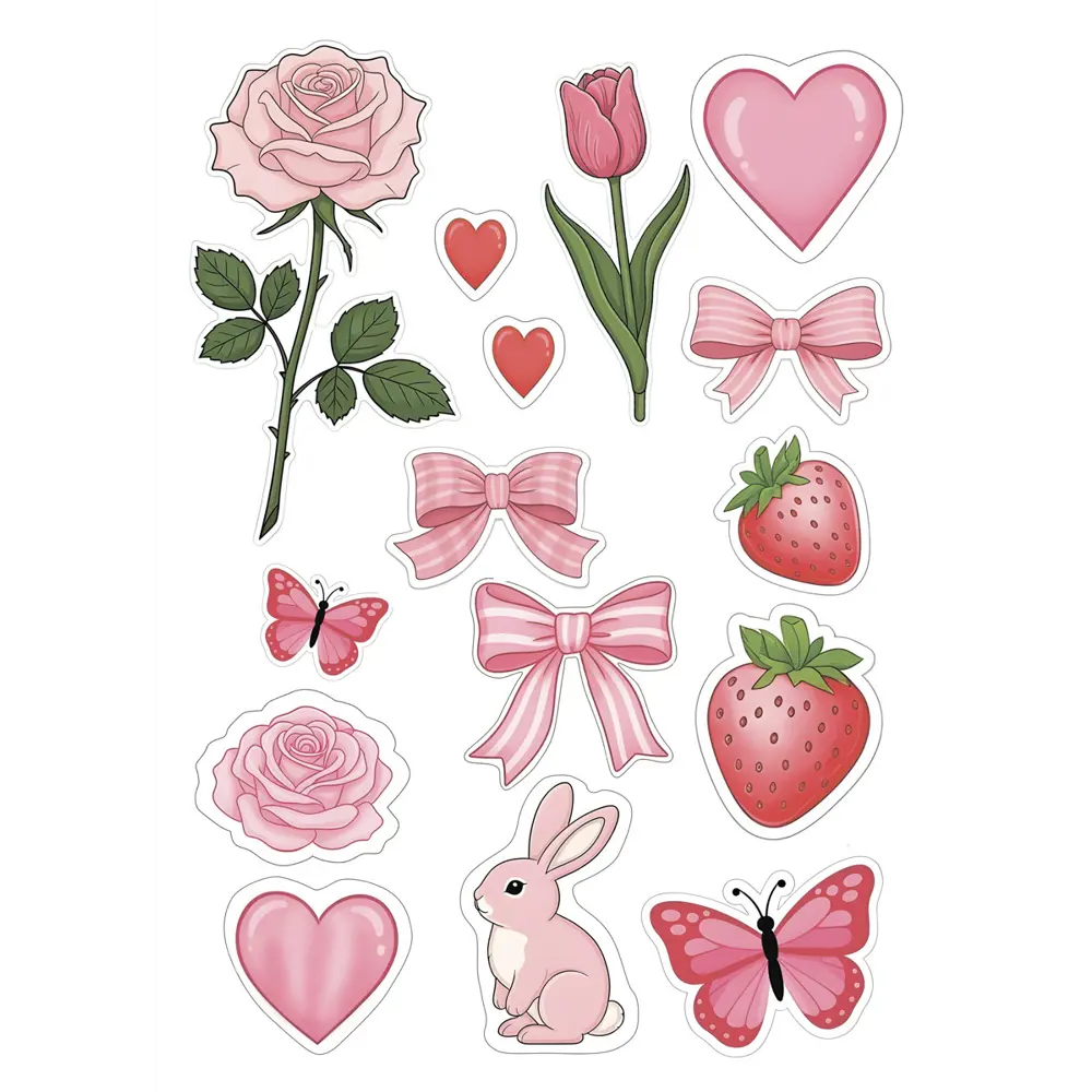 Наклейка Симфония Розовая мечта 30x20 см STLM-2100101