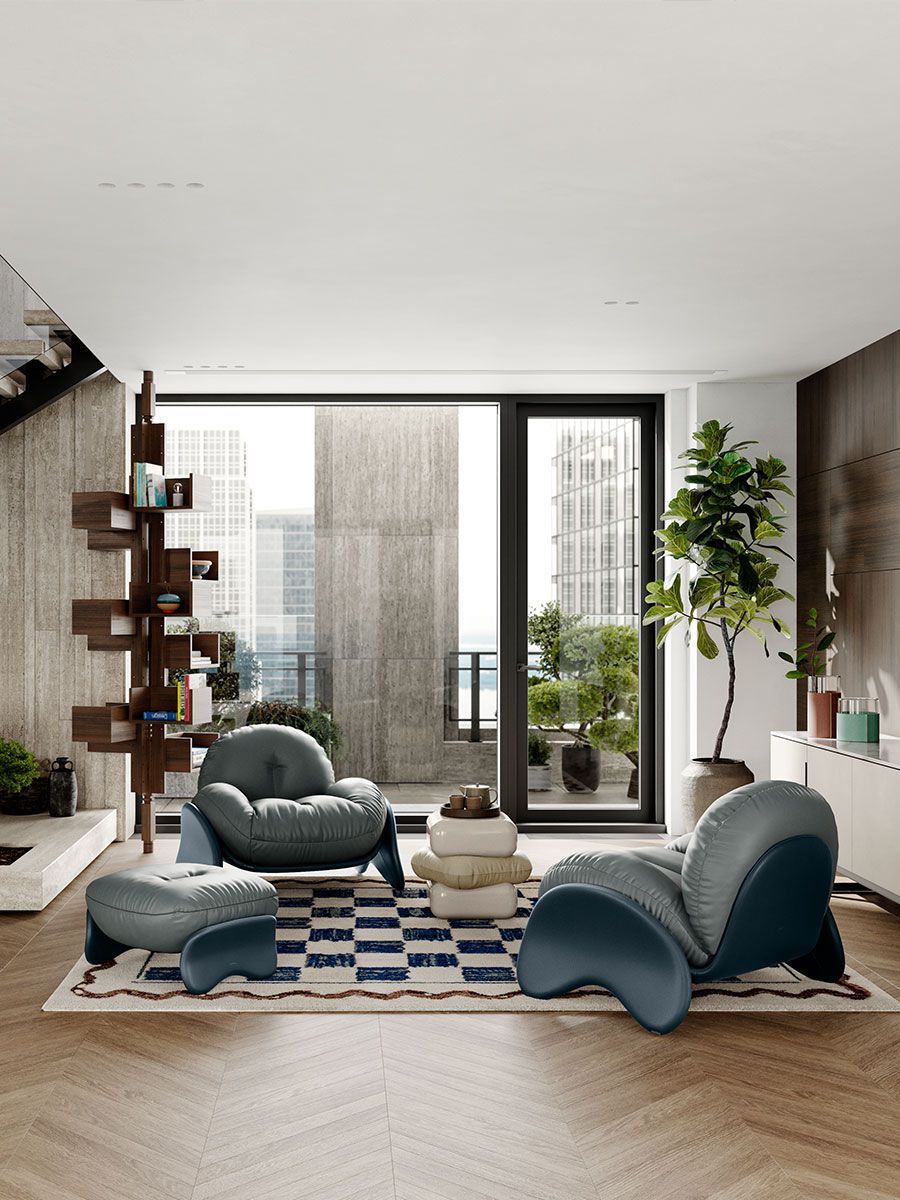 Кожаное кресло Poltrona Frau коллекция - диваны и кресла ARCH-00071853 - Вид №6