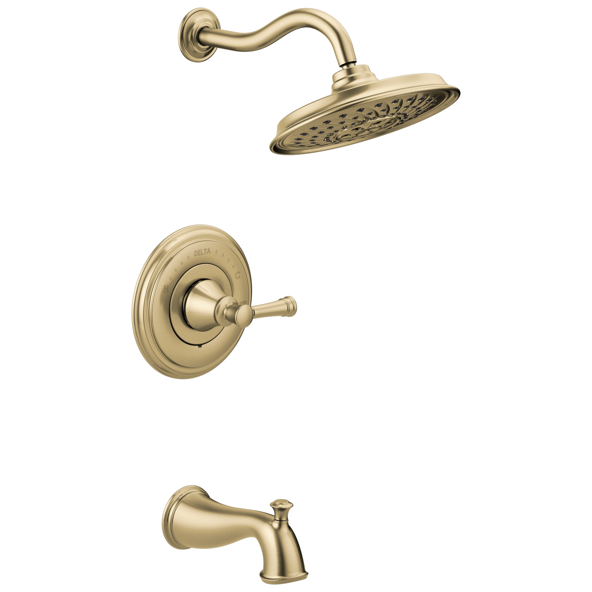 144757C-CZ Монитор серии 14 для ванны и душа с H2Okinetics Delta Faucet DELTA Шампанское бронза