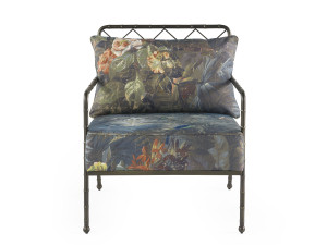 Латунное садовое кресло с подлокотниками