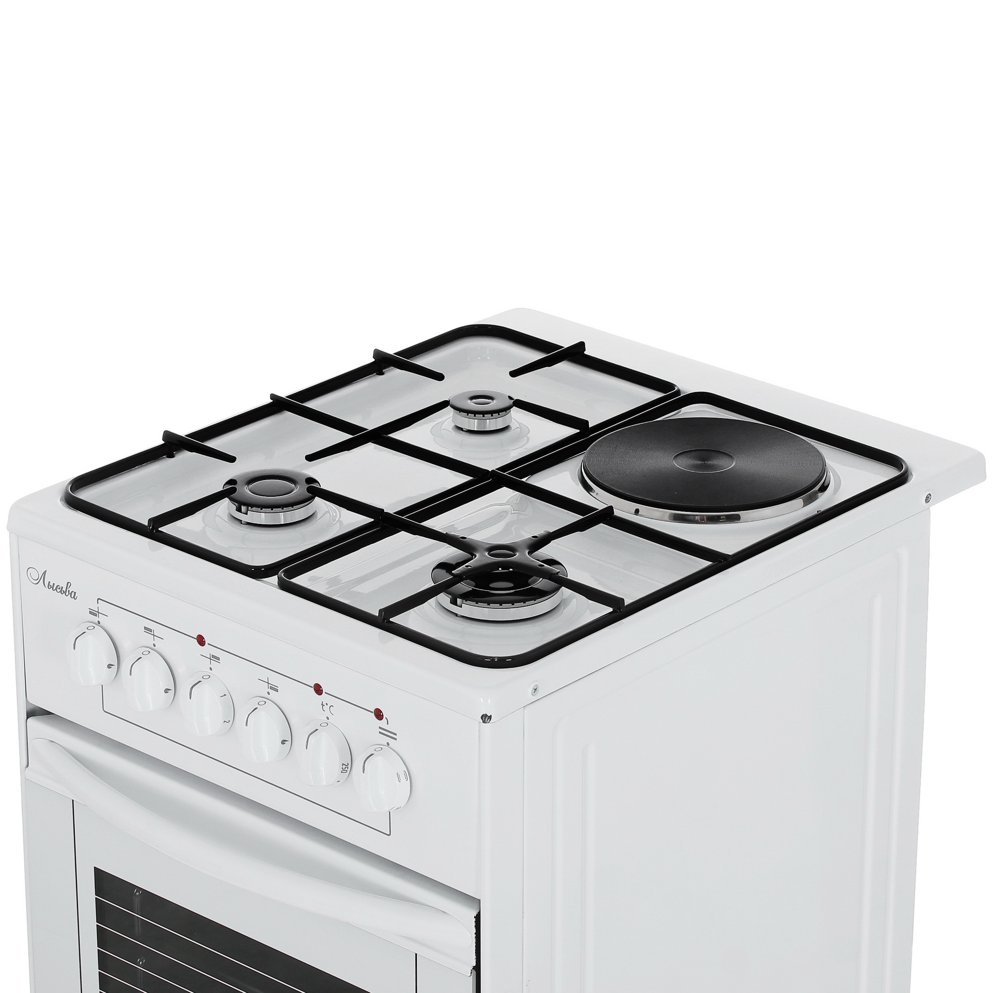 1033262 Комбинированная плита Лысьва ЭГ 1/3г01-2у белый STDN-0053655 - Вид №7