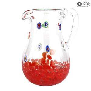 4358 ORIGINALMURANOGLASS Кувшин Аллегро - муранское стекло OMG 18 см