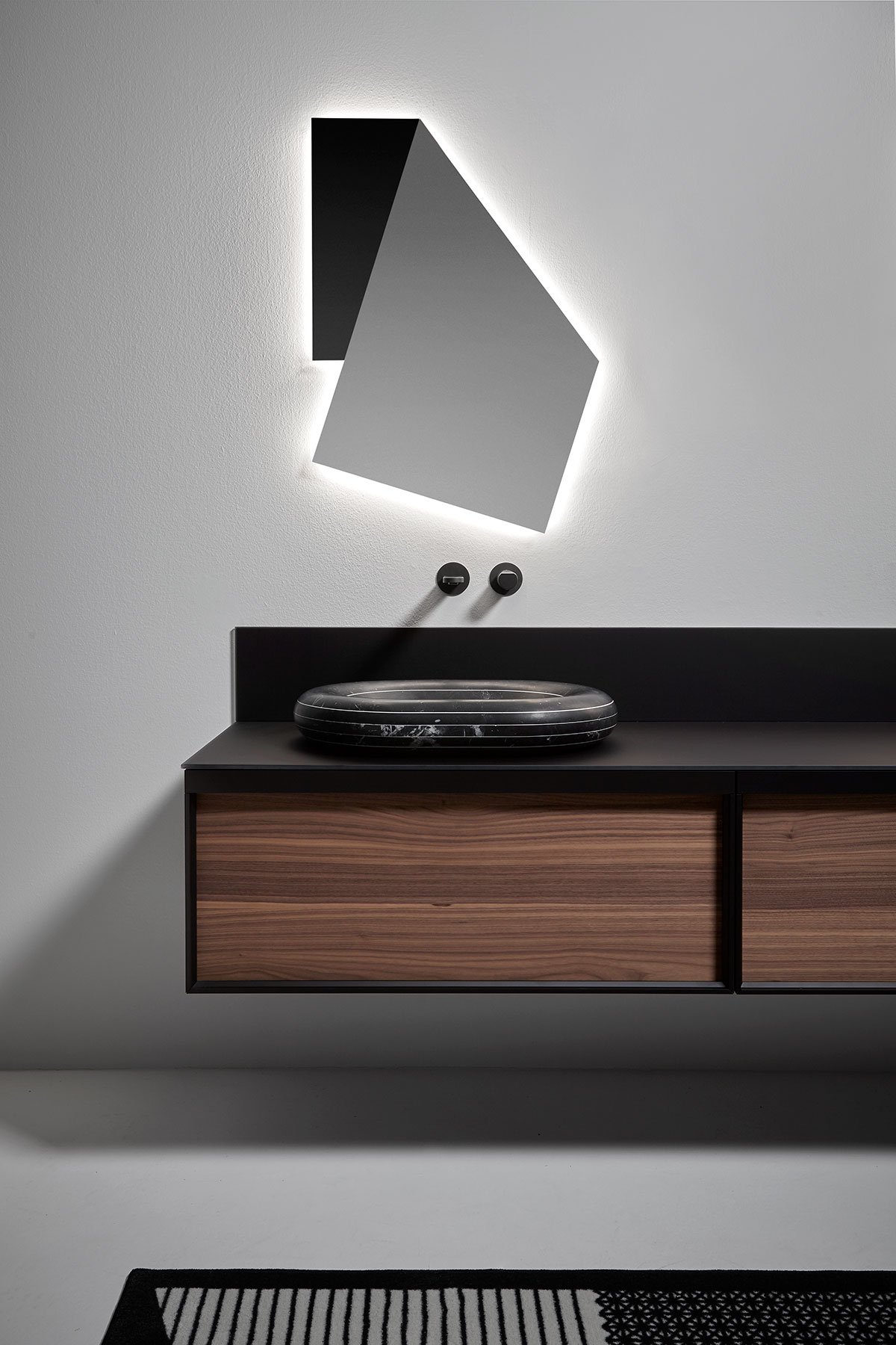 Rigati Накладная раковина на столешницу  прямоугольная Antoniolupi  - Вид №2