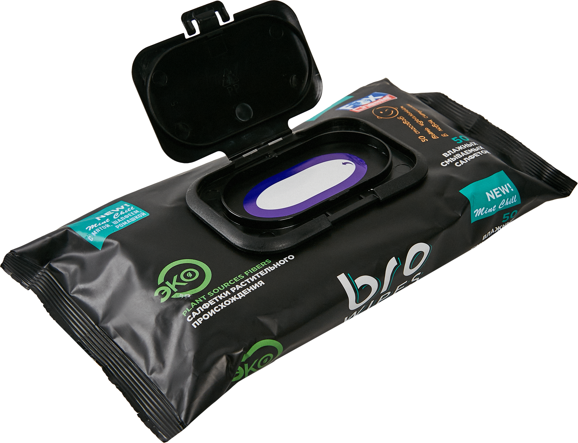 88222123 Салфетка влажная Bro 50 шт. STLM-0076987 FOX CHEMIE  - Вид №1