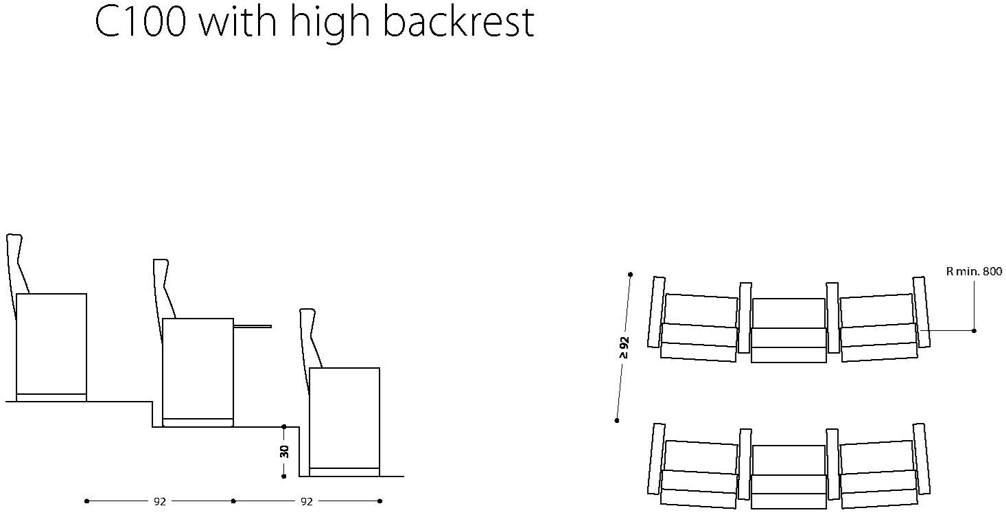 LAMM Сиденье для аудитории с клапаном sun-id-1352517 - Вид №27
