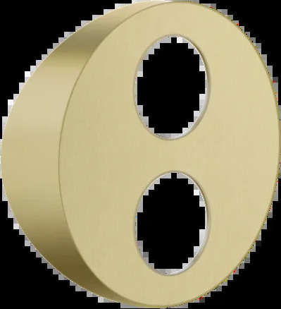 Крышка 63220 727 Gessi Outdoor ЛАТУНЬ МАТОВАЯ PVD