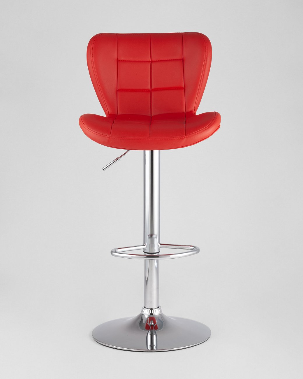 Стул барный со спинкой красный из экокожи Porsche STOOL GROUP  00-3945967 Красный  - Вид №8