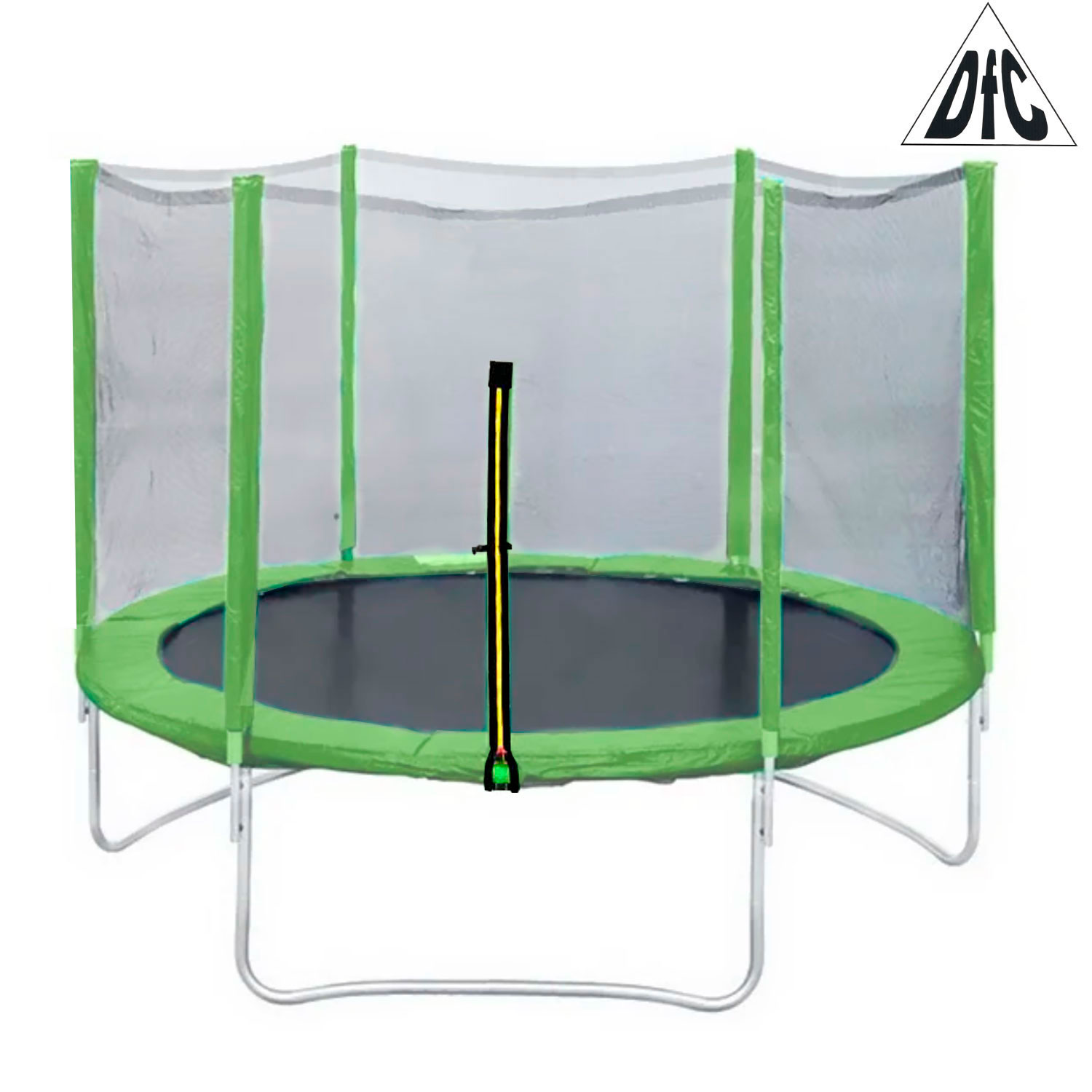 10FT-TR-LG Батут trampoline fitness с сеткой 10ft-tr-lg DFC 