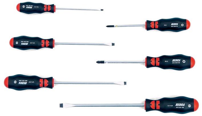 Würth Отвертки со шлицем и крестообразным наконечником Assortimenti cacciaviti 0613 923 35 - Вид №1