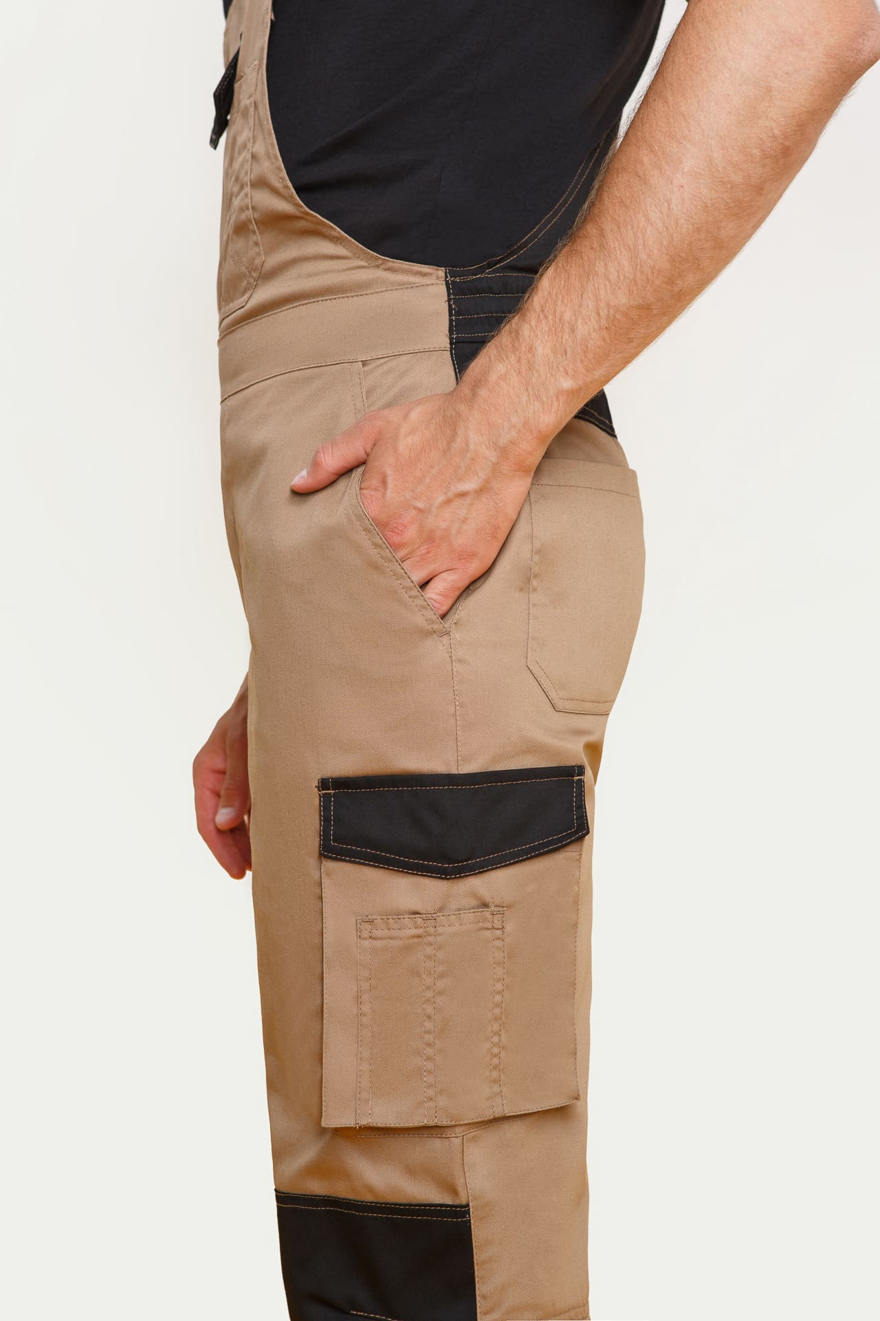 64630 Костюм  NEW 2 бежевый с черным STATUS  Летняя спецодежда  размер 48-50/182-188  - Вид №13