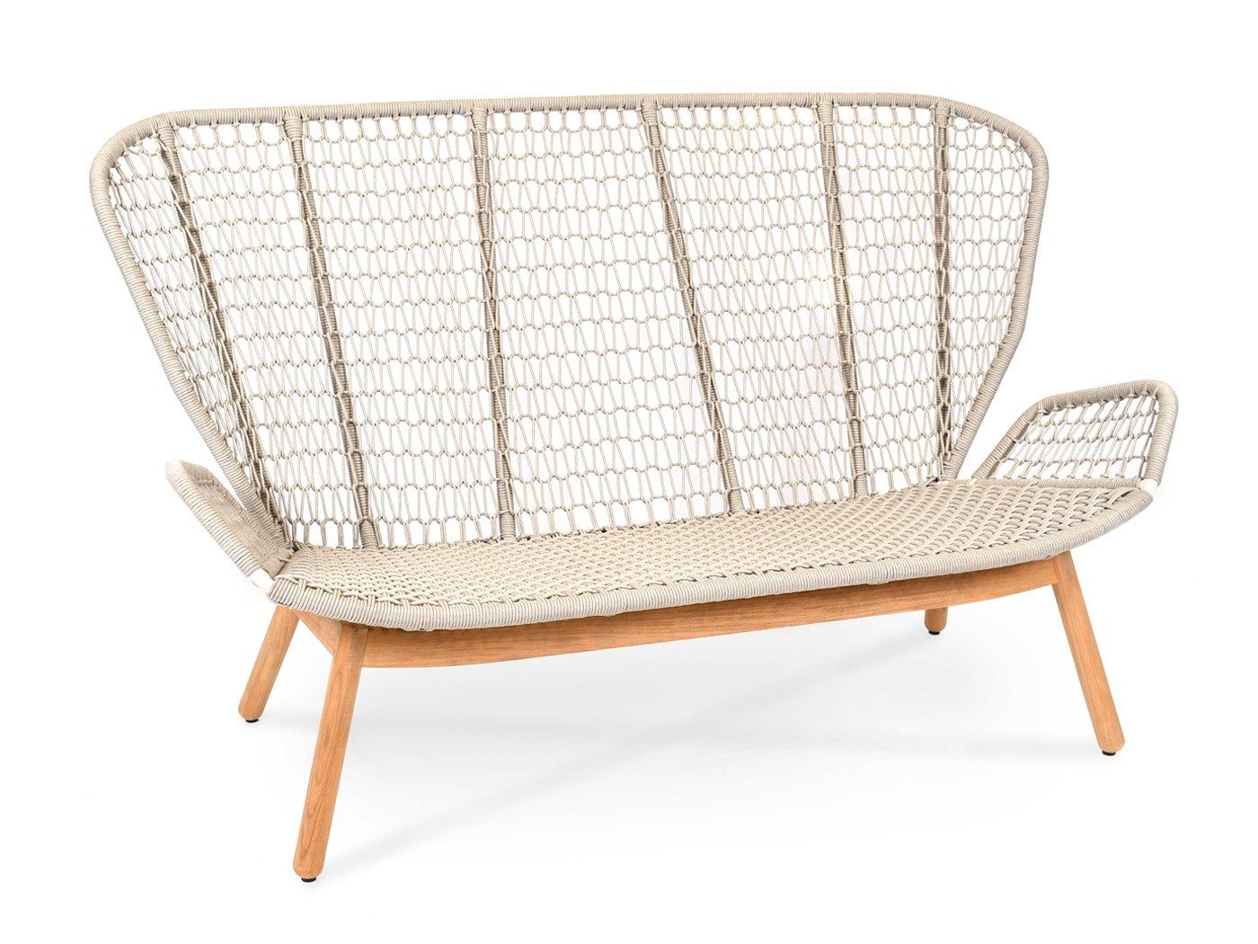 2-местный тканевый садовый диван FISCHER MÖBEL Wing Light ARCH-00101761 - Вид №1