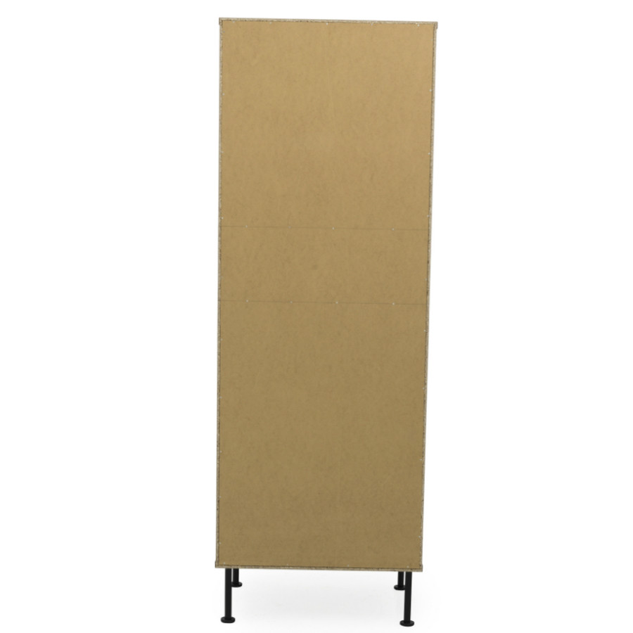 Шкаф Tenzo Daxx, 161х56х43 см, меламин/металл, серо-коричневый 7170334 - Вид №8