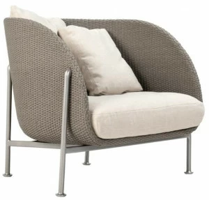 JANUS et Cie Клубное кресло на веревке с подлокотниками Gina