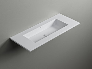 Прямоугольная раковина Corian® с столешницей
