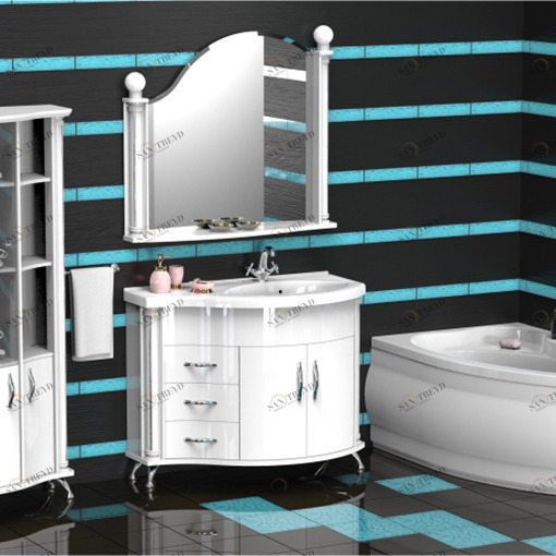 Комплект мебели для ванной Belux Ария 110 АРКТИКН11003