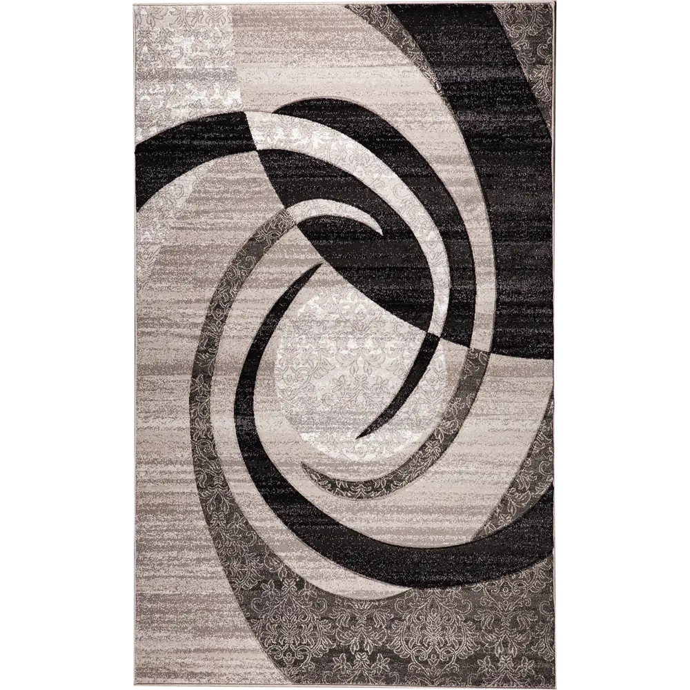 Ковер полипропилен Mega Carving D264 250x350 см цвет серый MERINOS STLM-2128316