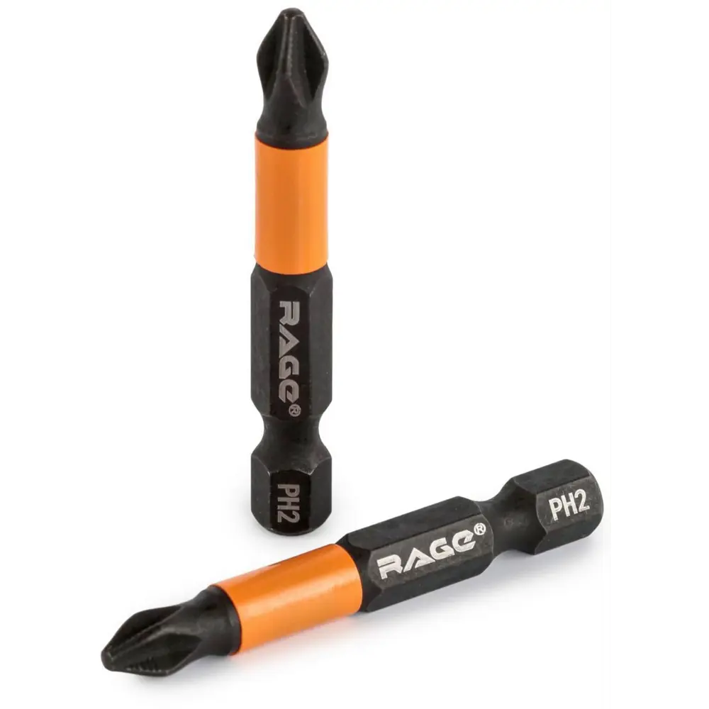 Магнитная бита RAGE PH2 50 мм для точного монтажа (2 шт) 89369254 STLM-1406285 - Вид №1