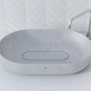 WВ607BELYJ Накладная раковина на столешницу  овальная BetOn