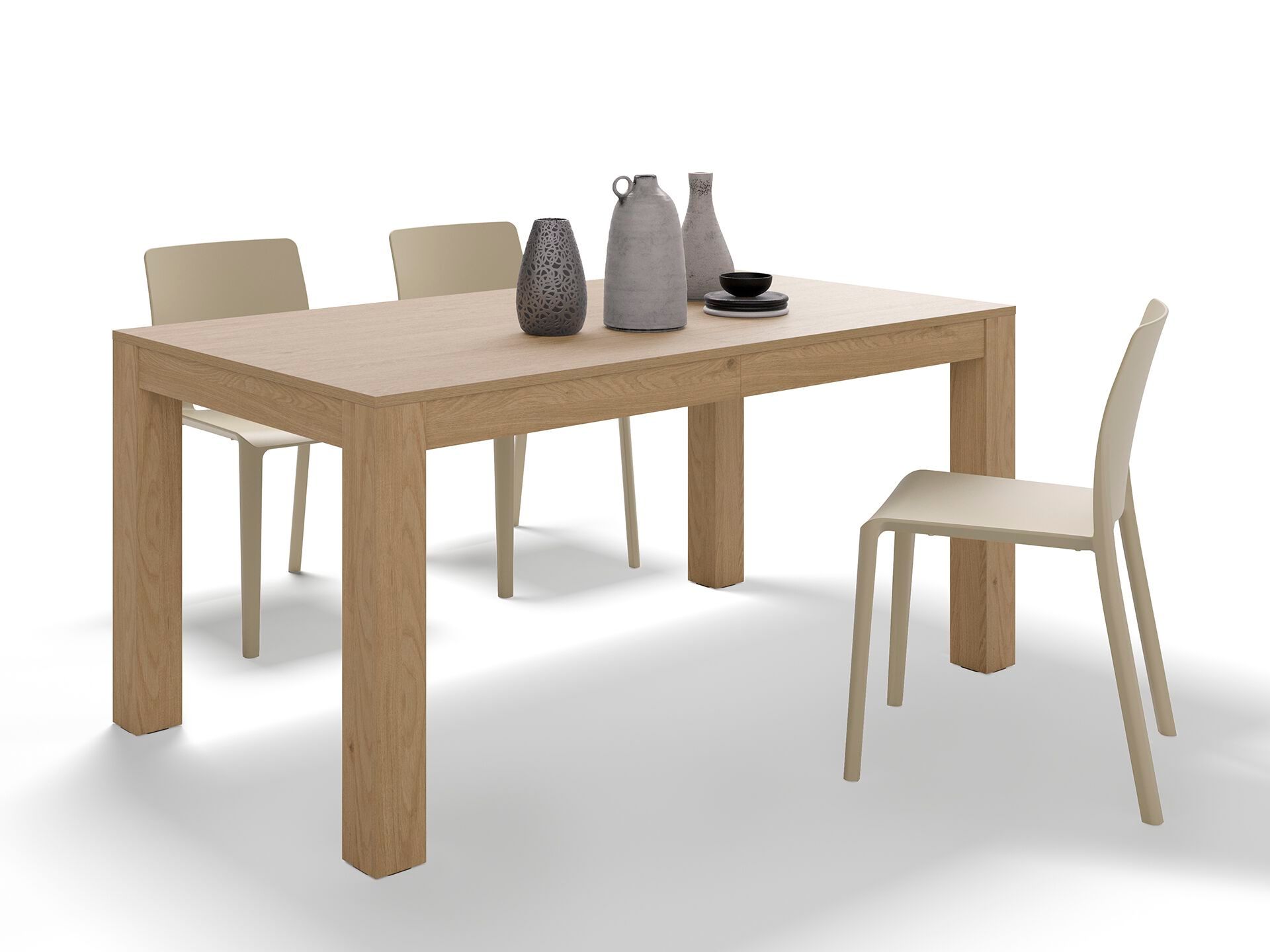 Прямоугольный обеденный стол из дуба Mobili Fiver Rachele ARCH-00149714 - Вид №3