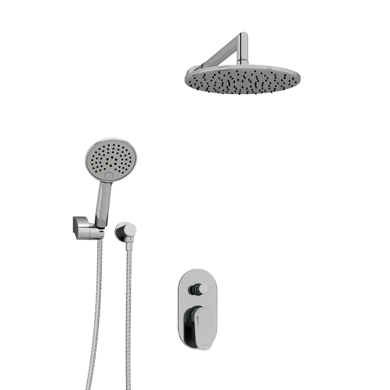 A14030 Встраиваемый комплект для душа с верхней душевой насадкой и лейкой WasserKRAFT  - Вид №1