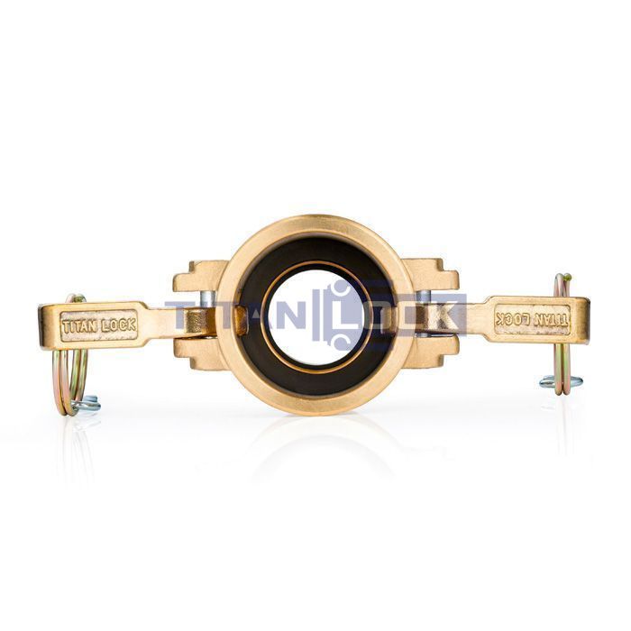 Камлок латунный тип B розетка, наруж. резьба BSP 1", TL100BBR TITAN LOCK  - Вид №6