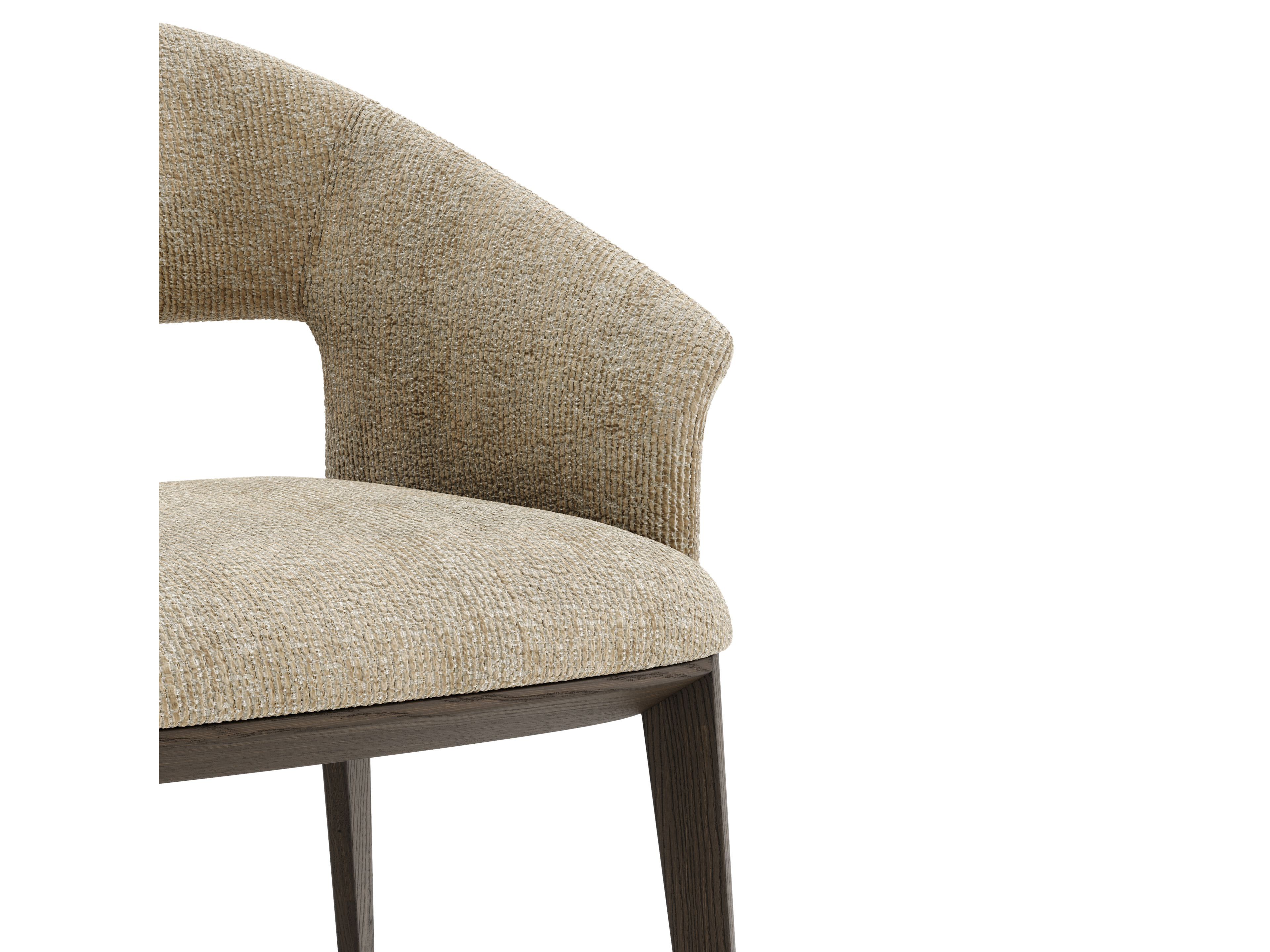 Мягкий стул с подлокотниками Domkapa JERMAIN WOOD ARCH-00000693 - Вид №2