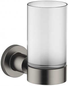 83400892-99 Держатель для стакана настенная - dark platinum matt Dornbracht Tara 