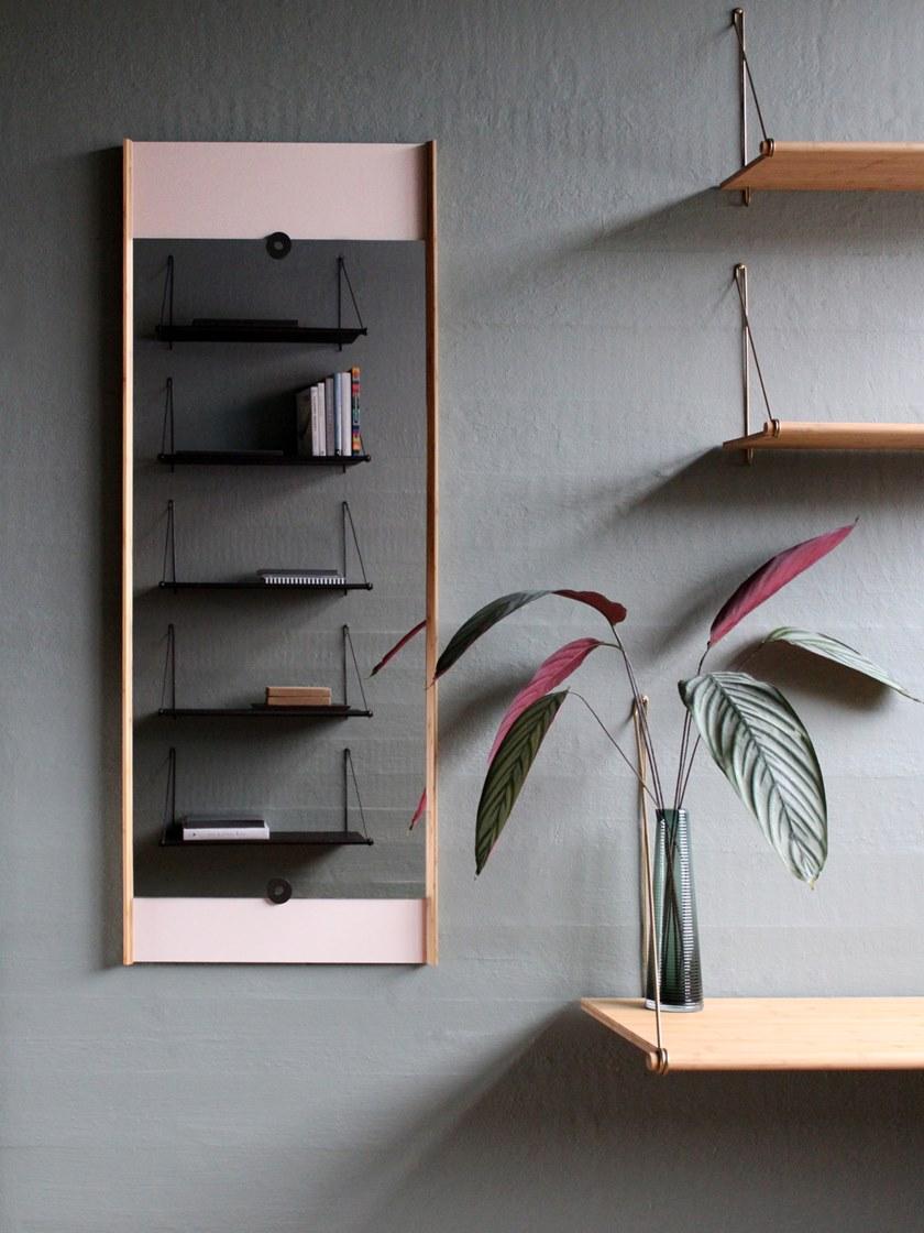 We Do Wood Прямоугольное настенное зеркало из бамбука  2040101/-02/-03  - Вид №5