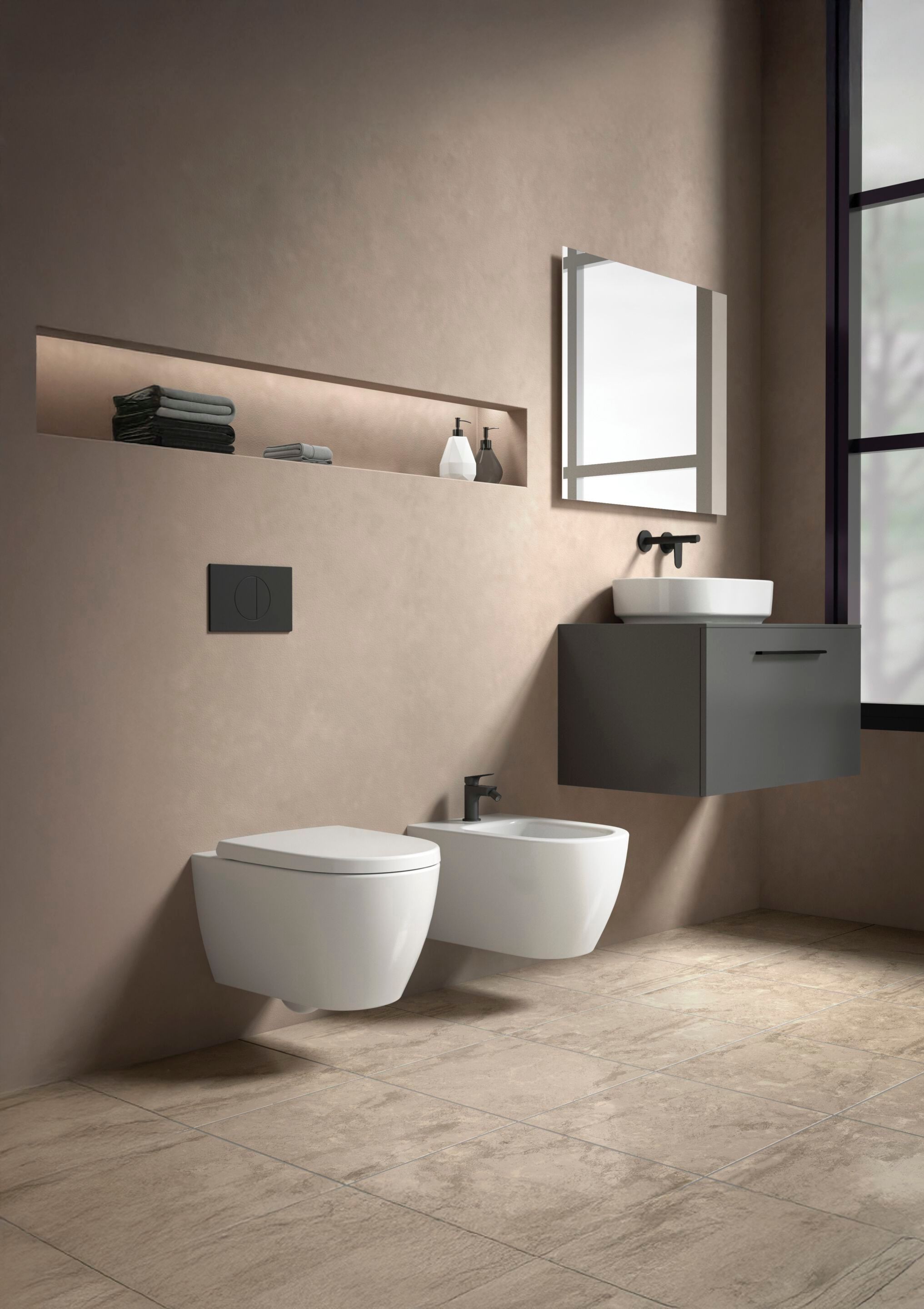 Керамическое подвесное биде с переливом Ideal Standard I. life O ARCH-00145967 - Вид №4